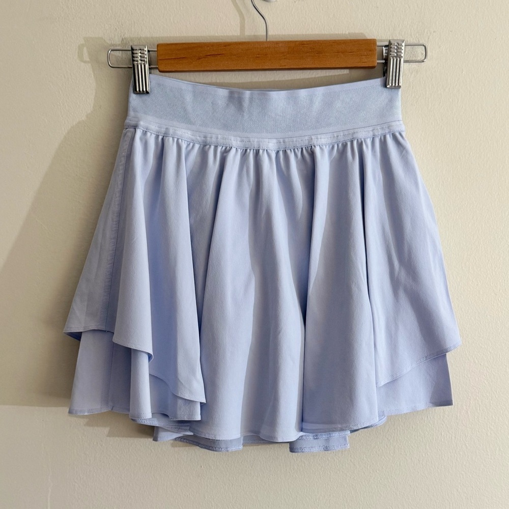 Lululemon Court Rival High Rise Skirt Lilac Smoke Purple Rare Style W8AH4T Sz 2 - Picture 10 of 13